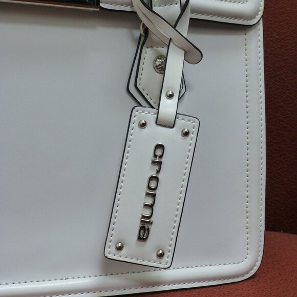 Cromia Handbag White Leather - Picture 2 of 5